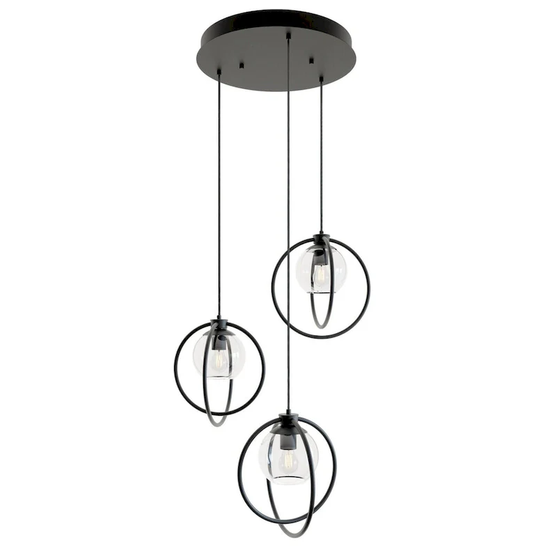 AFX JAMP12MBRND3 Jamie 3 Light 26  Wide Multi Light Pendant