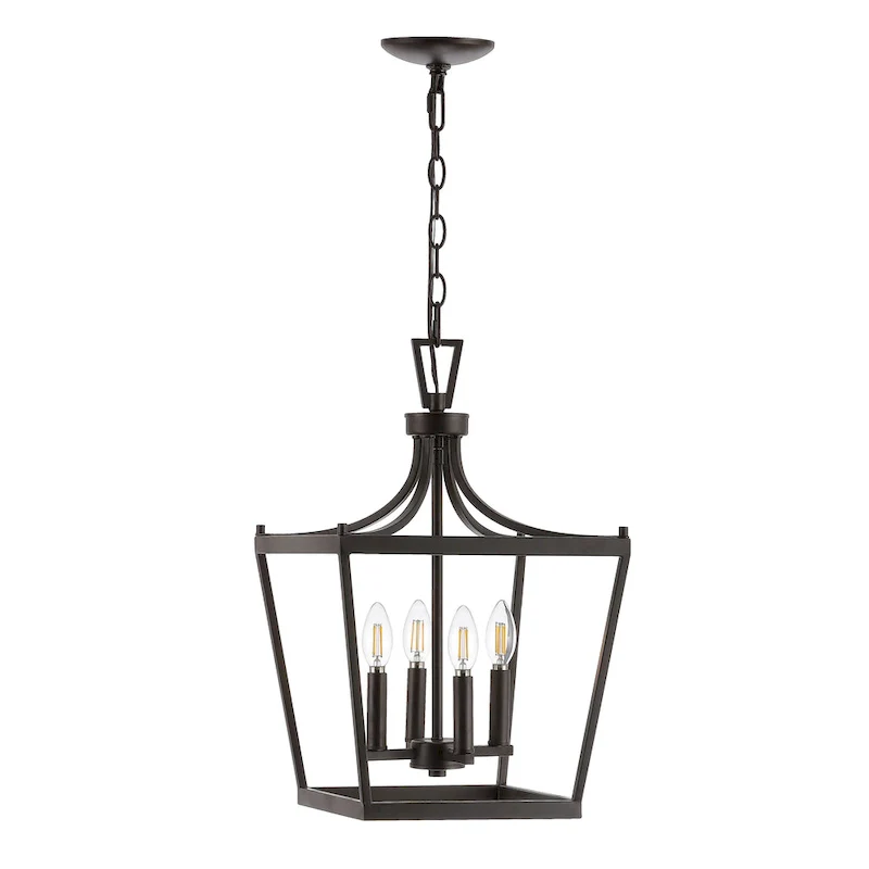SAFAVIEH Lighting Olgica 4-light Pendant - 13 x13 x24.75-96.75  - 13Wx13Dx97H