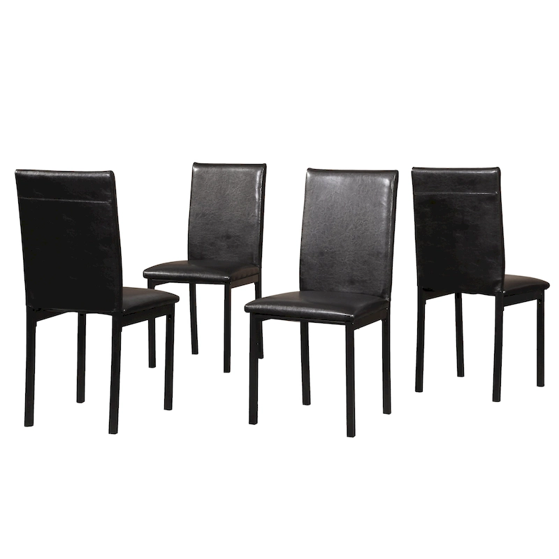 Roundhill Furniture Citico Metal 5-PC Dinette Set