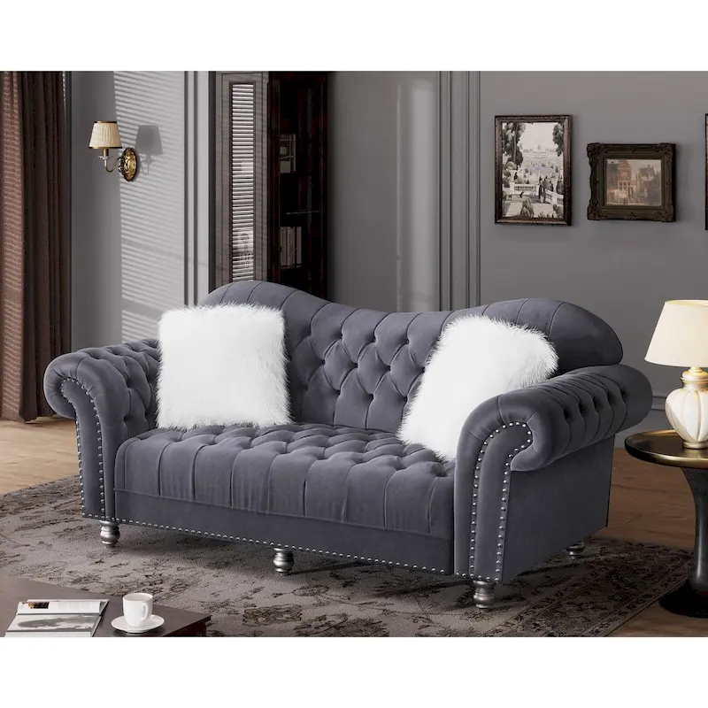 Luxury Classic America Chesterfield Tufted Back Sofa