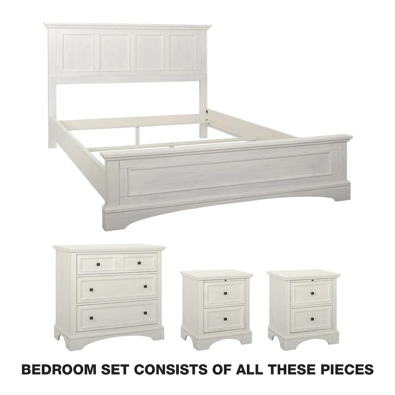 Farmhouse Basics Queen Bedroom Set 4 pc