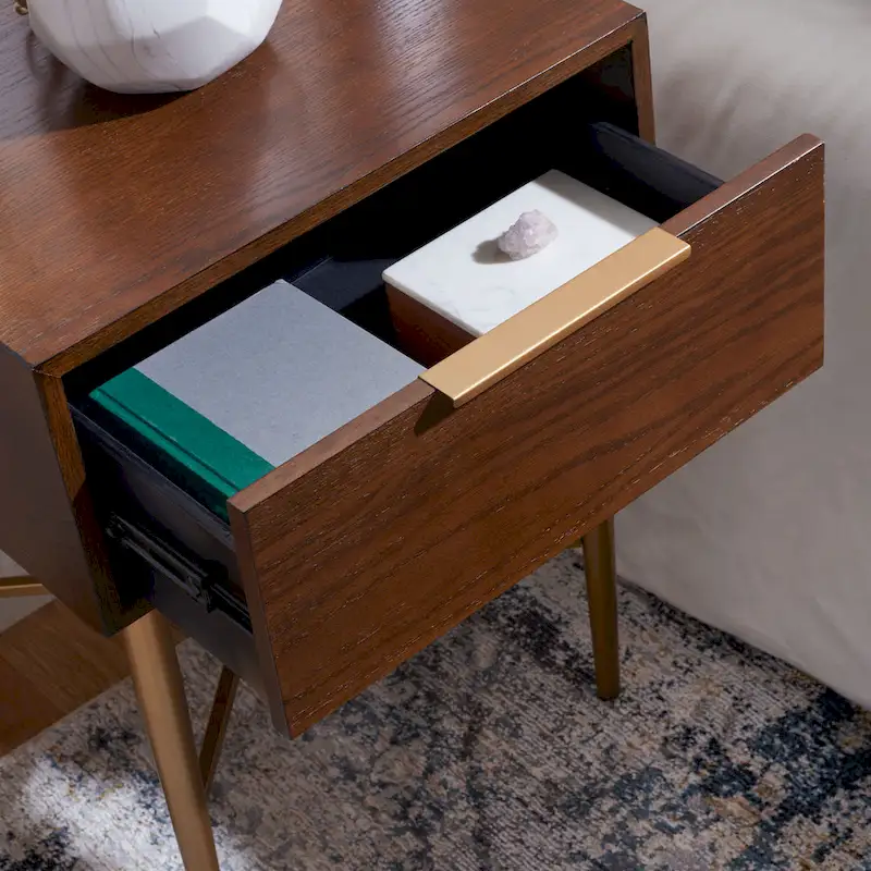 SAFAVIEH Kaelyn Modern 1-Drawer Nightstand