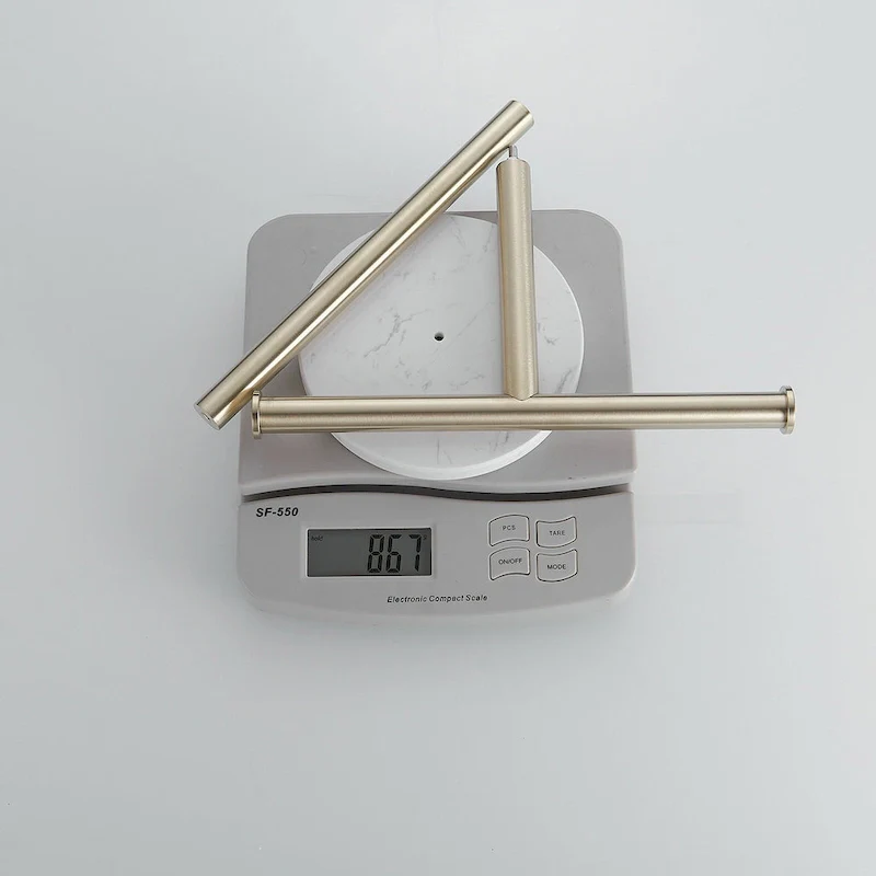 T-Shape Towel Rack With Natural Marble Base