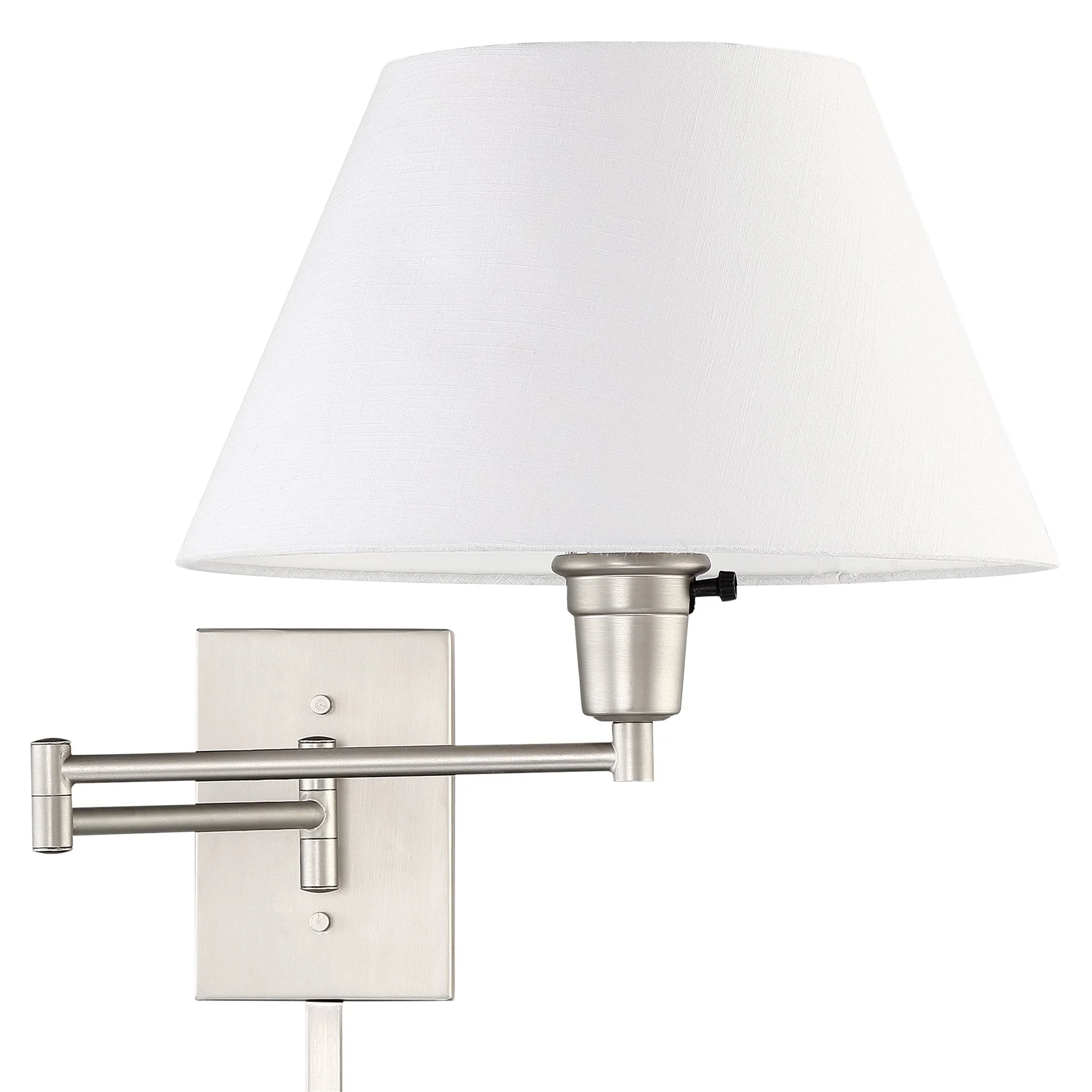 Cambridge 15 Swing Arm Wall Lamp - Plug In/Wall Mount