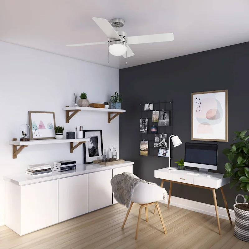 Hunter 52  Timpani Ceiling Fan w/ LED Light, Pull Chain