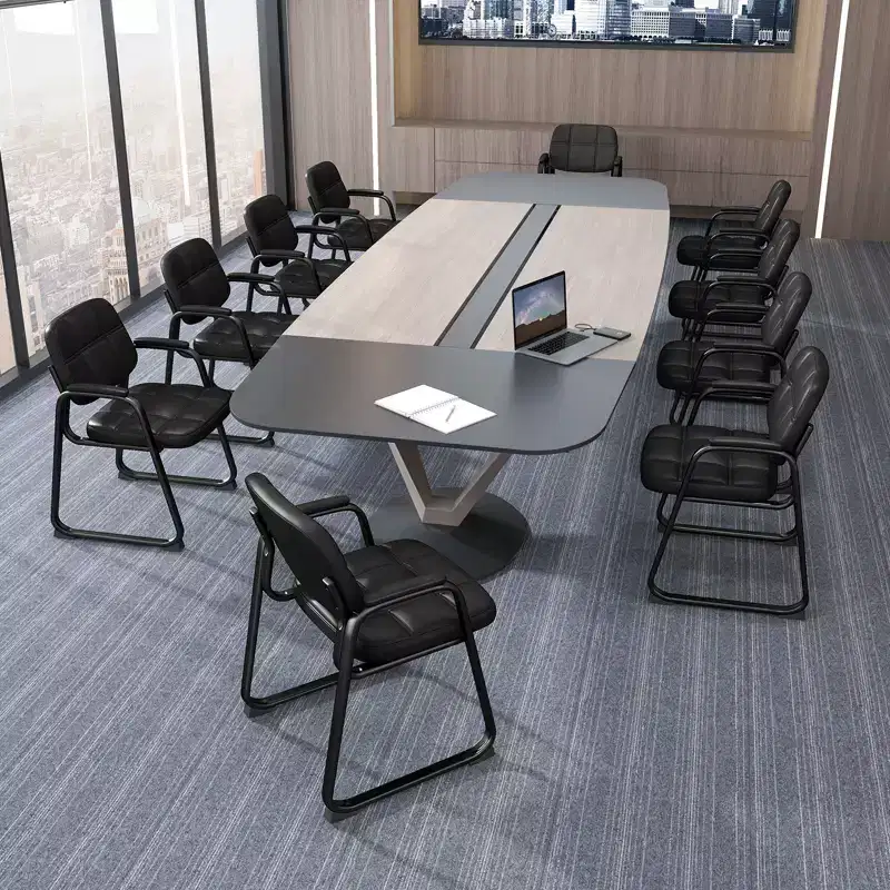 Costway Waiting Room Chair Set of 2/4 Upholstered Guest Conference Chair with Armrest Black