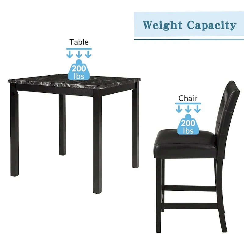 5-Piece Kitchen Table Set