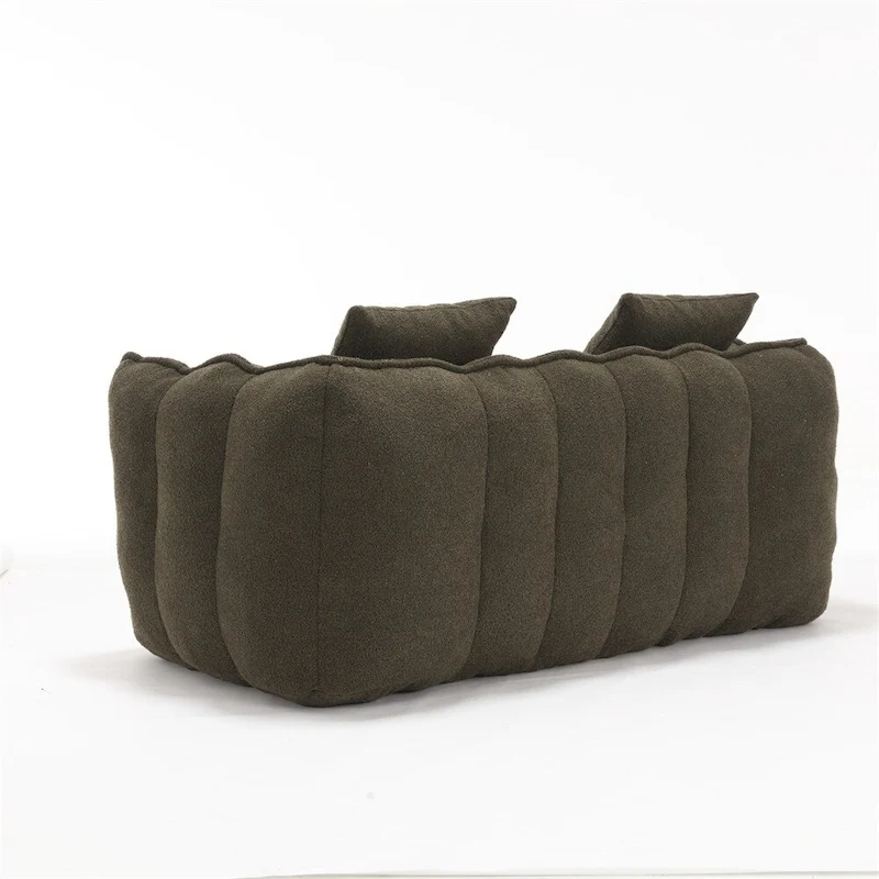 Modern Chenille Recliner Sofa with High Resilience Foam