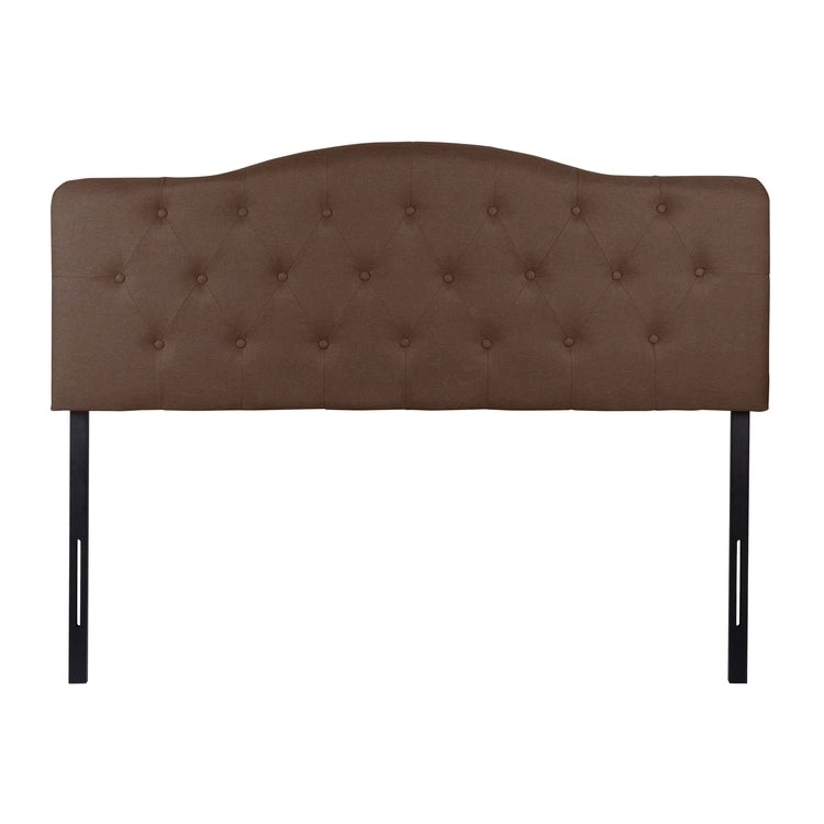 Cecilia Button Tufted Upholstered Headboard, Height Adjustable Headboards,Bed Backboard Premium Padded Fabric Headboard