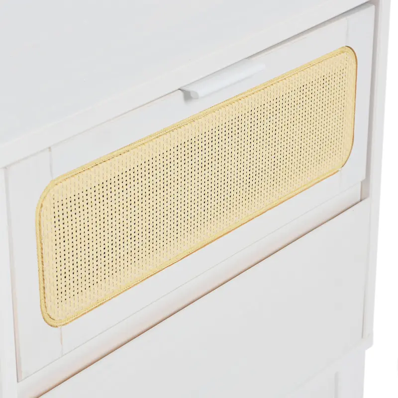 Crawford Wood 2-Drawer Bed Side Table