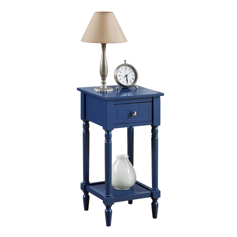 Convenience Concepts French Country Khloe 1 Drawer Accent Table with Shelf