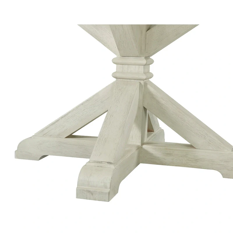 Harola Round Pedestal Dining Table with 18