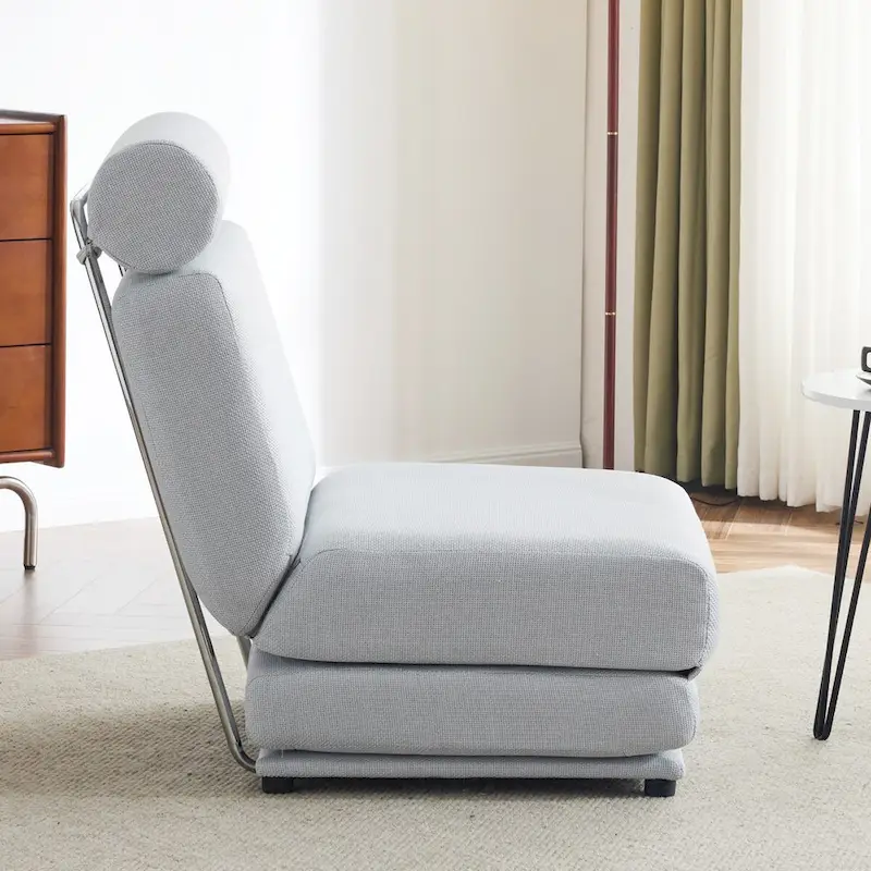 Single Sofa Chair Foldable Single Sofa Bed with Pillow