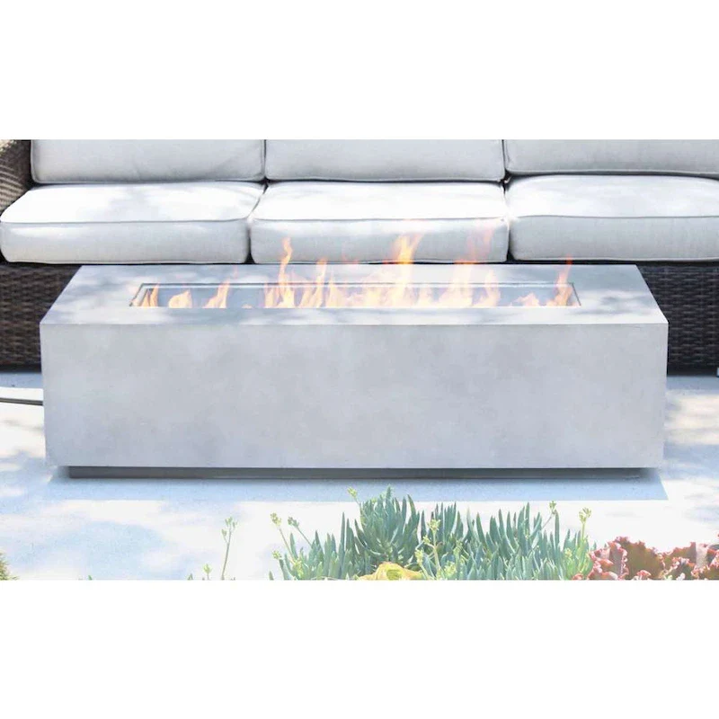 Living Source International Lucca 9-piece Cup Table Fire Pit Sectional