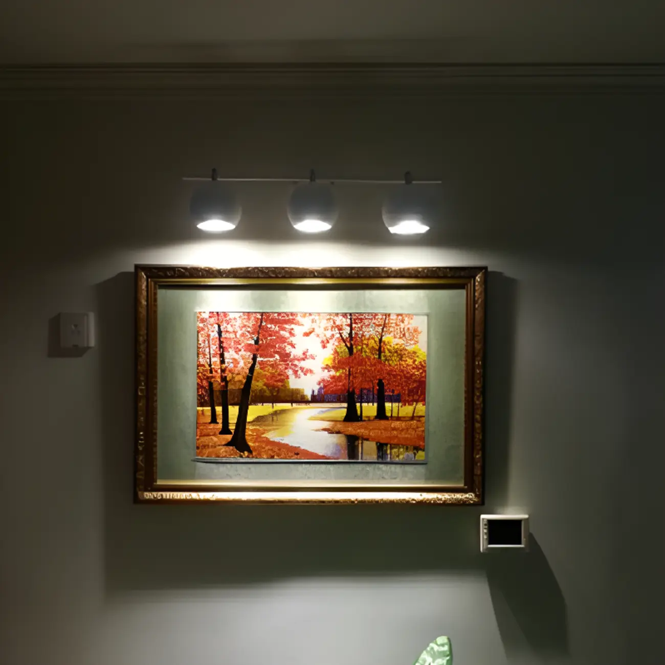 Adjustable Modern Linear Iron Globe Track Wall Sconce