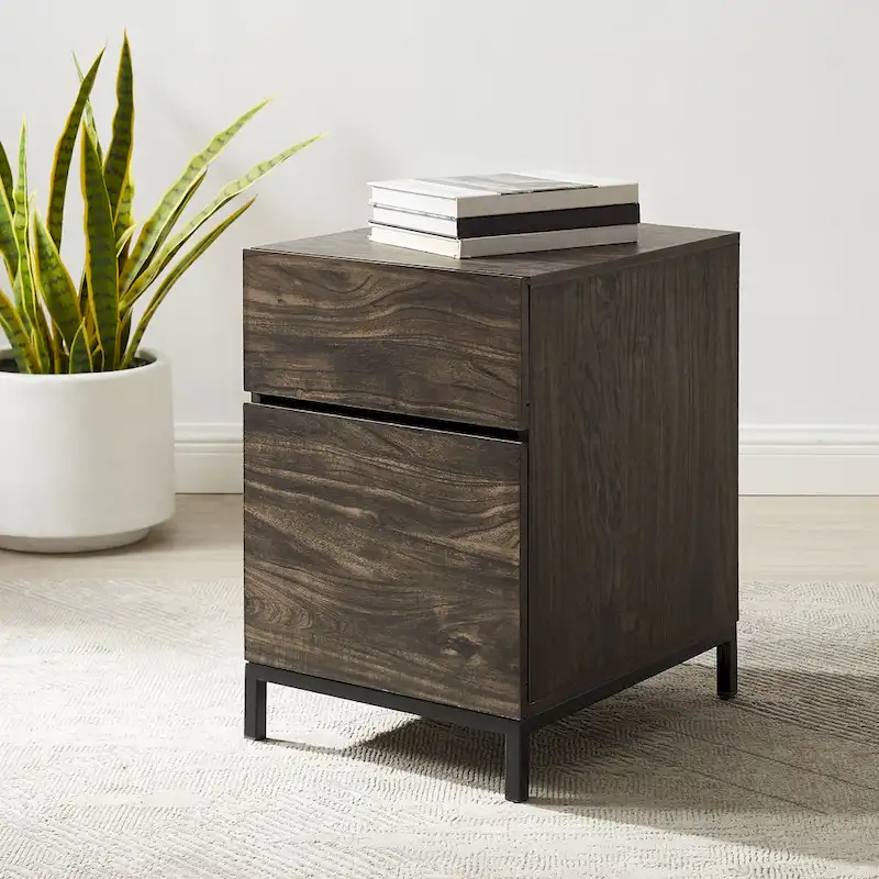 2-Drawer Lateral File Cabinet | Home Office Storage, Metal Frame, Letter & Legal Size