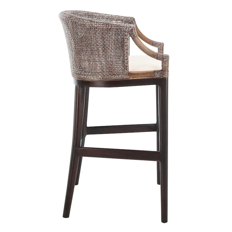 Rattan 30-inch Bar Stool - 22.3