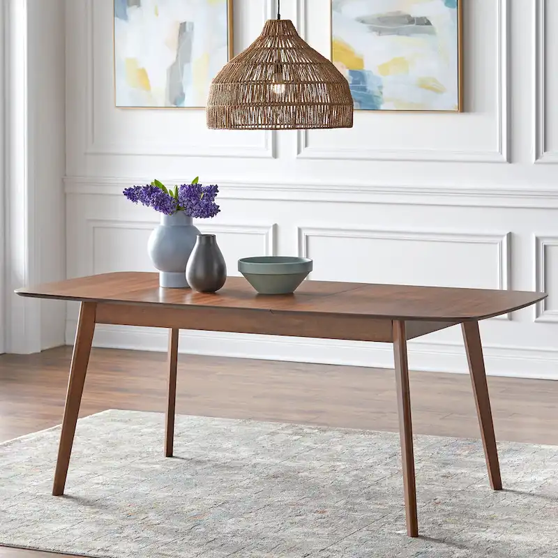 Simple Living Wave Butterfly-Leaf Dining Table