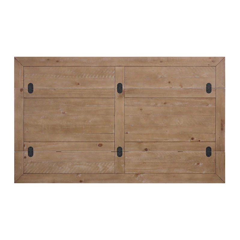 60 Solid Wood Pedestal Flip-top Sofa Console Table