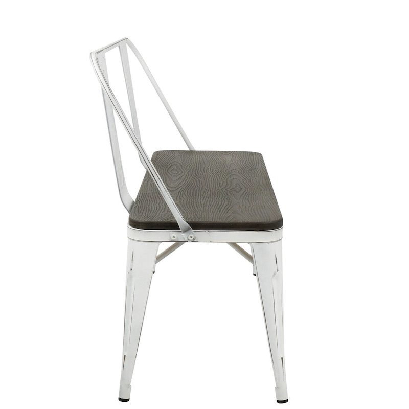 Carbon Loft Boyer Industrial Metal and Wood Dining/ Entryway Bench