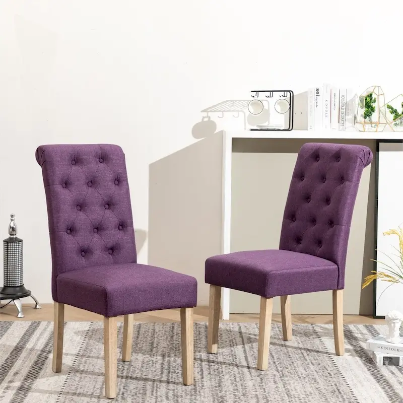 Copper Grove Schwalbach Upholstered Parsons Dining Chair (Set of 2)