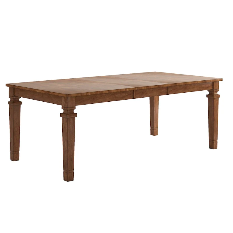 Elena Solid Wood Extendable Dining Table - Classic Style