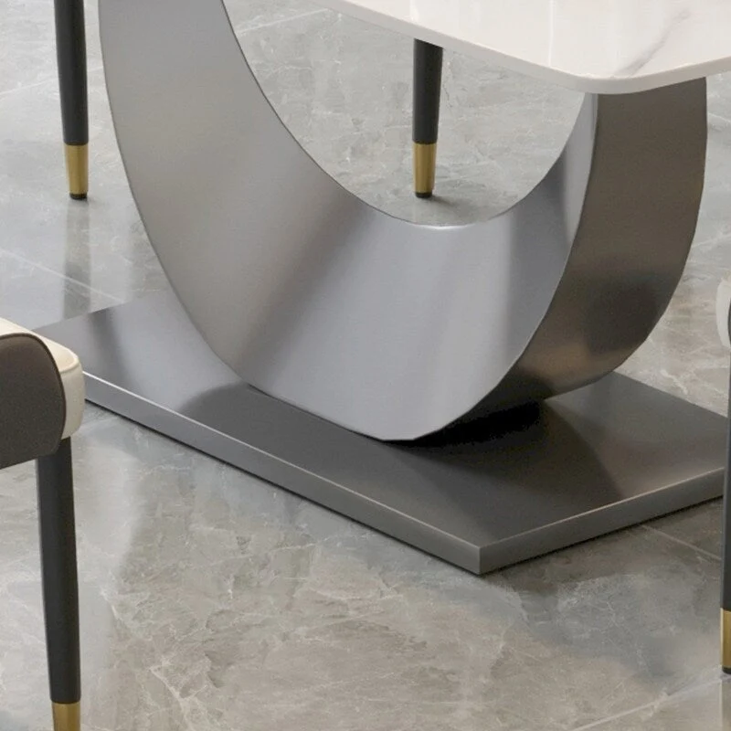 71 Modern Rectangular Sintered Stone Dining Table