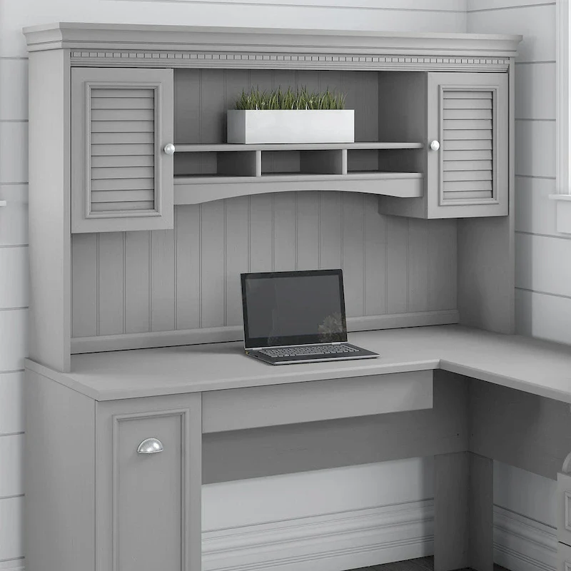 Fairview 60W Hutch for L Shaped Desk by Bush Furniture