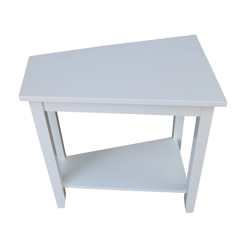Keystone Solid Parawood Accent Table