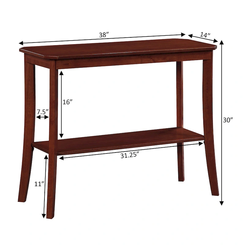 Convenience Concepts Designs2Go Baja Console Table with Shelf