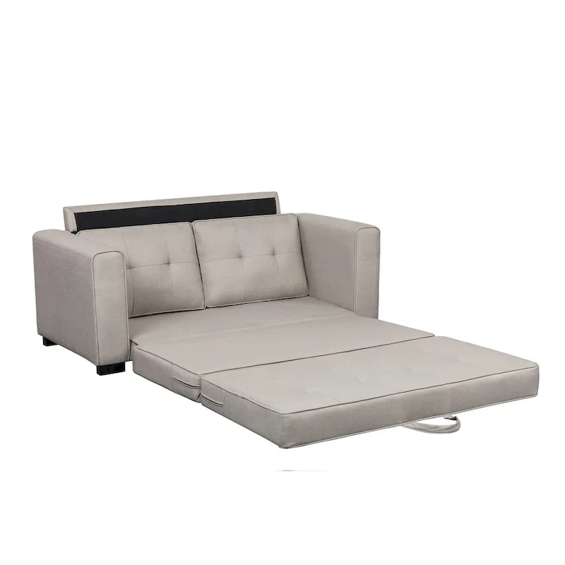 Daisy Modern Fabric Loveseat and Sofa Bed