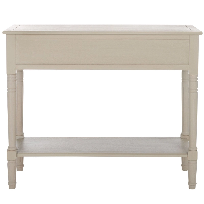 SAFAVIEH Camilla Grey 2-Drawer Console Table - 35.8 x 13.8 x 29.5 - 36Wx14Dx30H