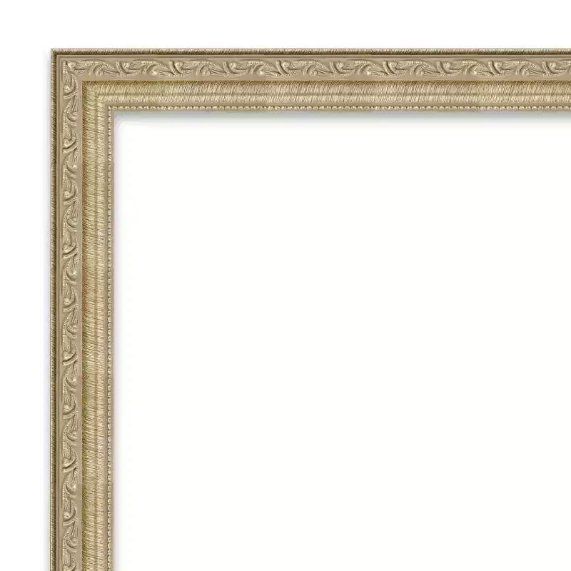 Amanti Art Paris Champagne Beveled Framed Wall Mirror