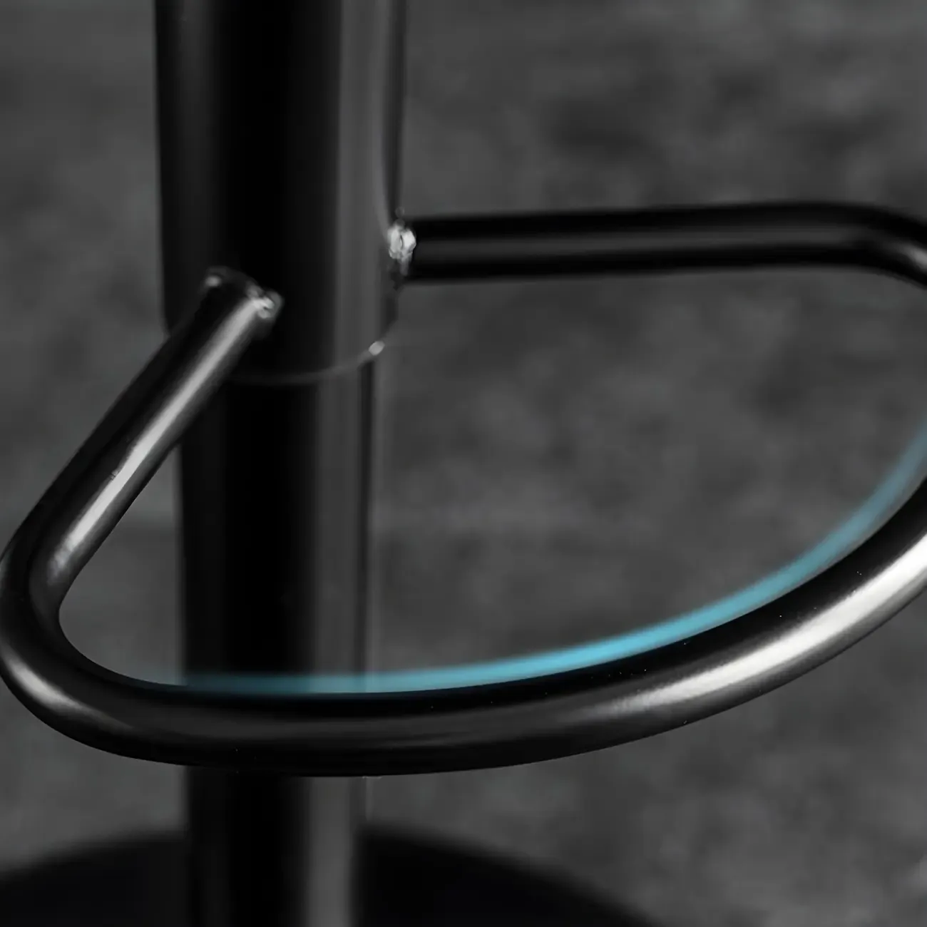 Modern Adjustable Leather Swivel Bar Stools