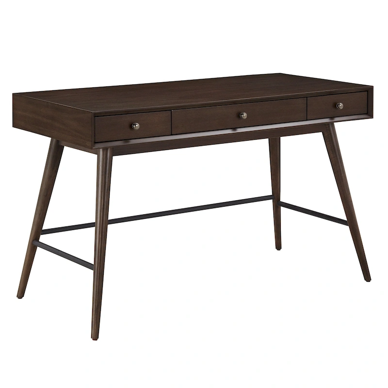 Aksel Wood 3-drawer Writing Desk by iNSPIRE Q Modern