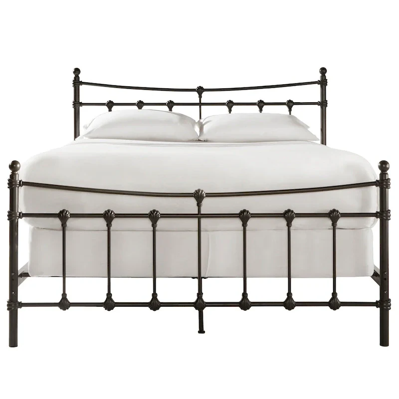 Xander Dark Brown Steel Bed by iNSPIRE Q Classic
