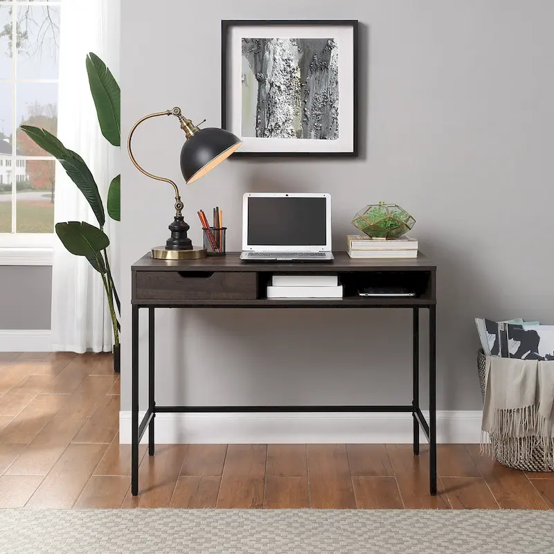 Contempo 40 Desk with Drawer and Shelf