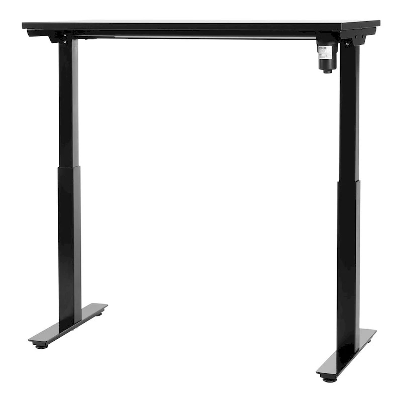 Walnut / White / Black Electric Height-Adjustable Standing Desk – Single