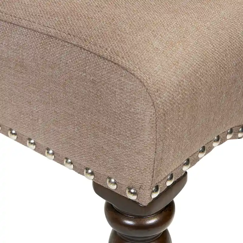 Ketz Taupe Fabric Dining Chairs (Set of 2) by Furniture of America