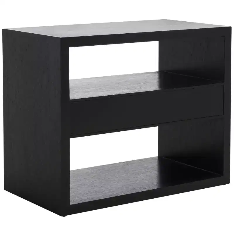 Munson 2 Shelf 1 Drawer Nightstand - NST6603 - Safavieh