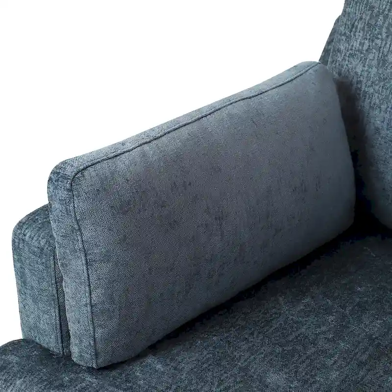 Naro Modern Fabric Accent Chair with Removable Cushion by Christopher Knight Home