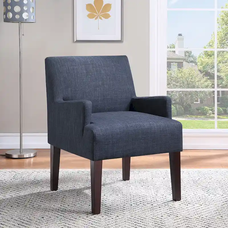 OSP Home Furnishings Main Street Accent Chair in Woven Fabric