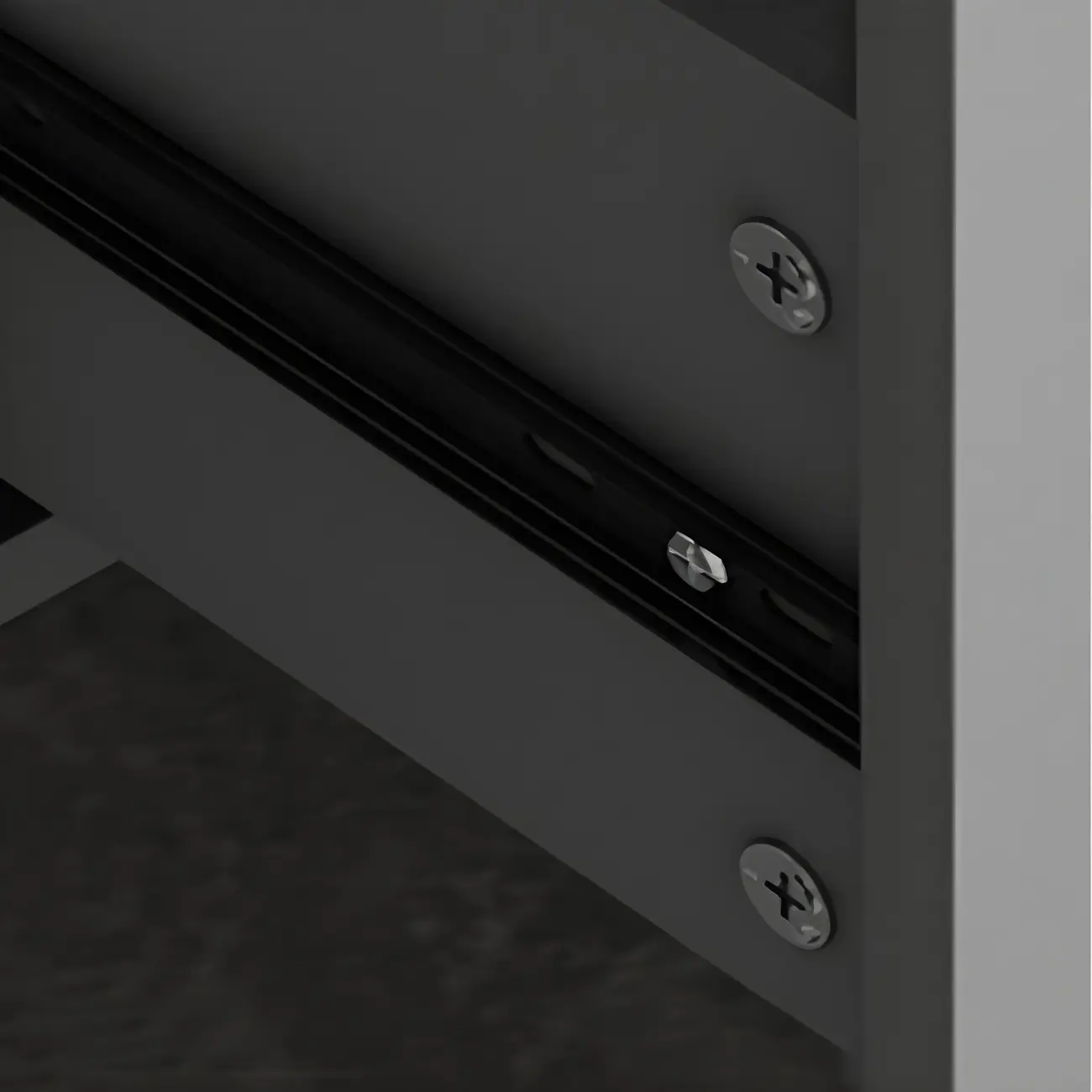 White Metal 2/3/4-Tier Open Bookcase with Drawer