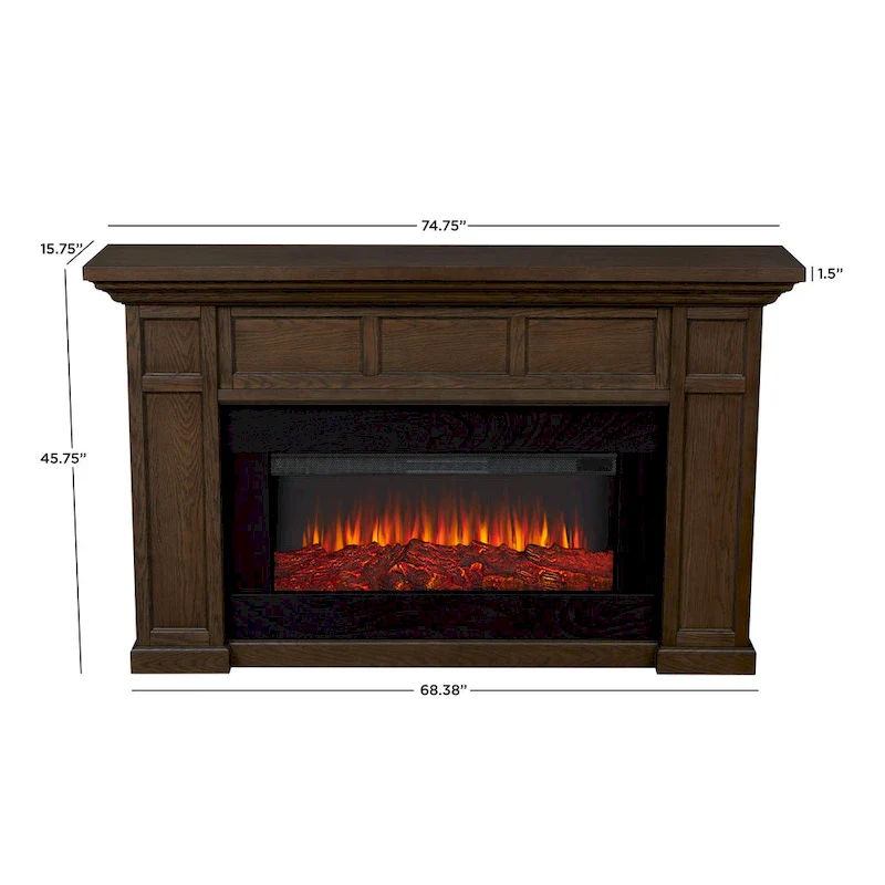 75 Landscape Electric Fireplace