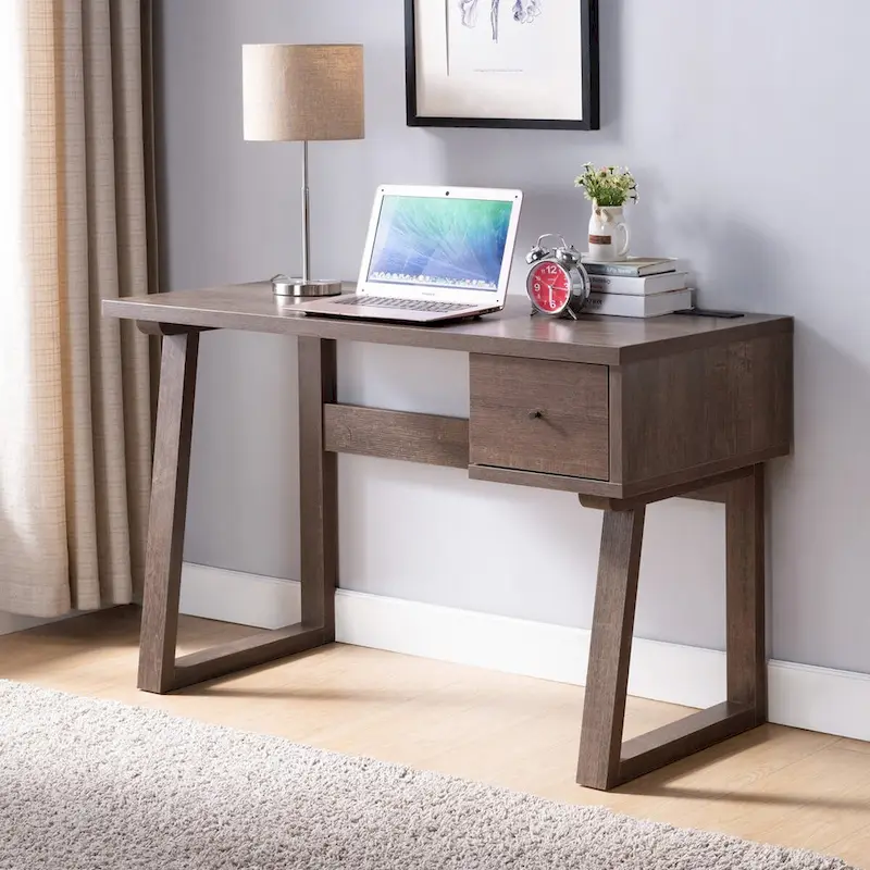 Home Office Desk with Side Drawer