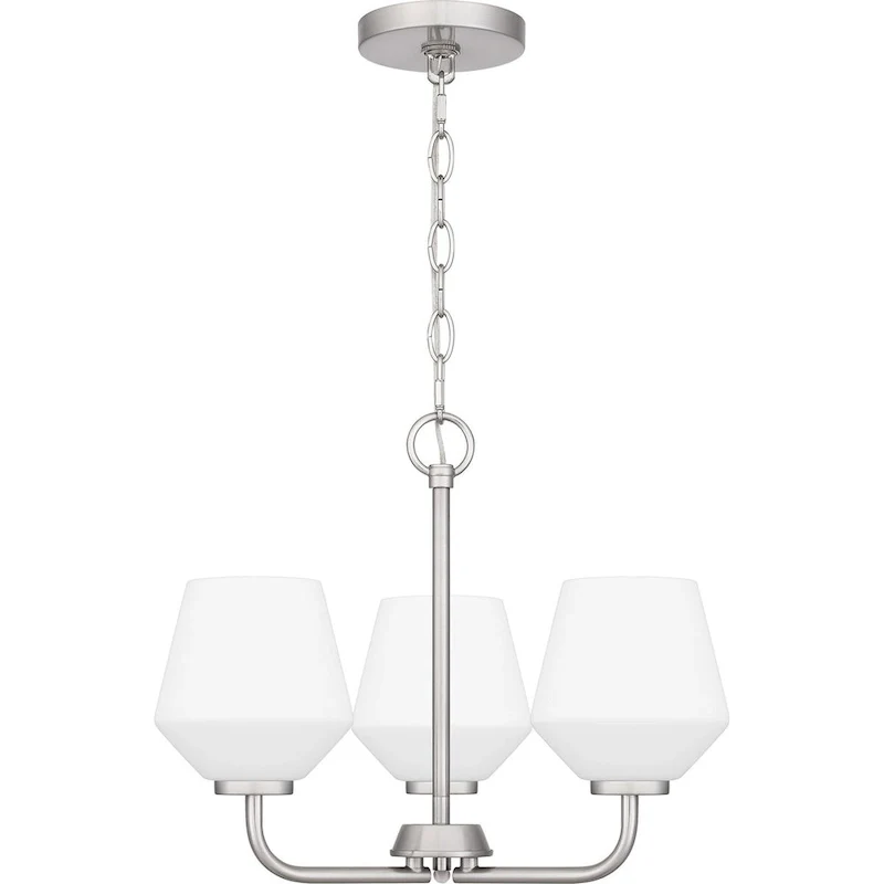 Nielson 3-Light Brushed Nickel Pendant Light