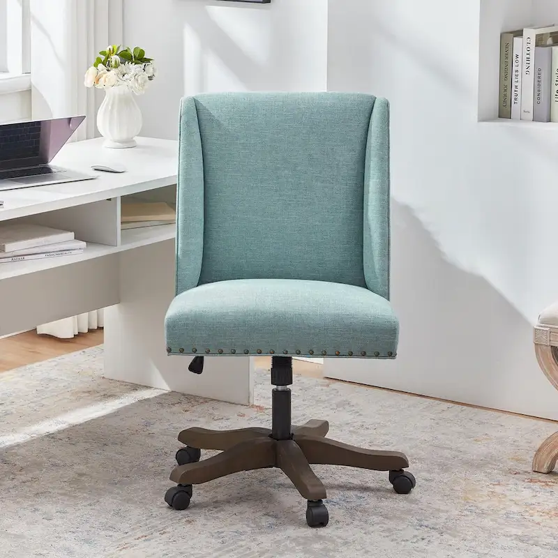 Huimo Home Office Desk Chair with Wheels, 360 Swivel