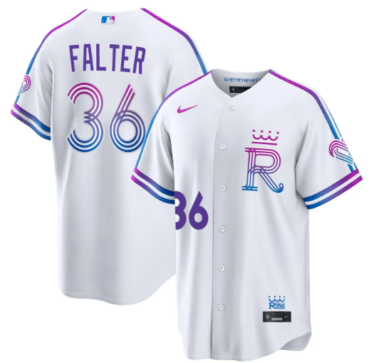 Bailey Falter Kansas City Royals White 2026 City Connect Jersey