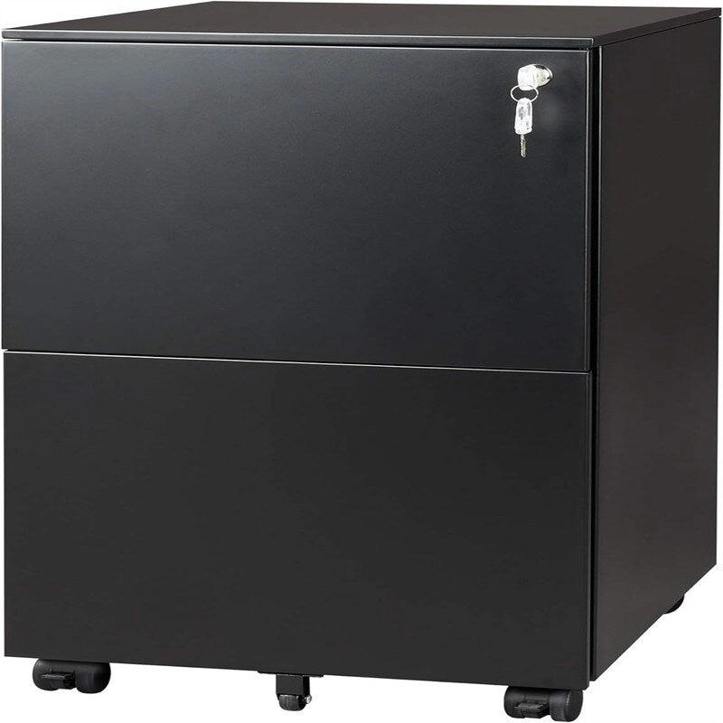 2-Drawer Mobile File Cabinet