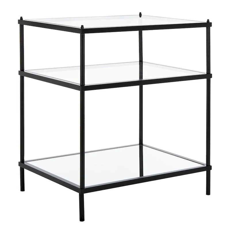 SAFAVIEH Vida 3-Tier Accent Table - 22 W x 18 D x 27 H - 22Wx18Dx27H